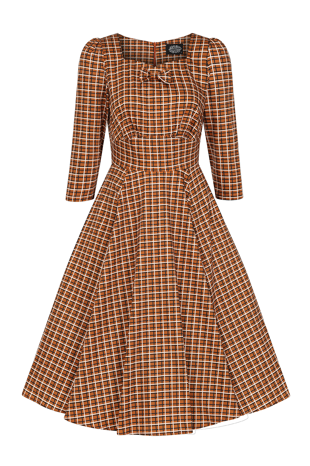 Daniella Check Swing Dress